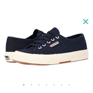 BRAND NEW navy Superga sneakers